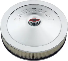 14" x 3" Classic Chrome Air Cleaner Assembly PR141-302