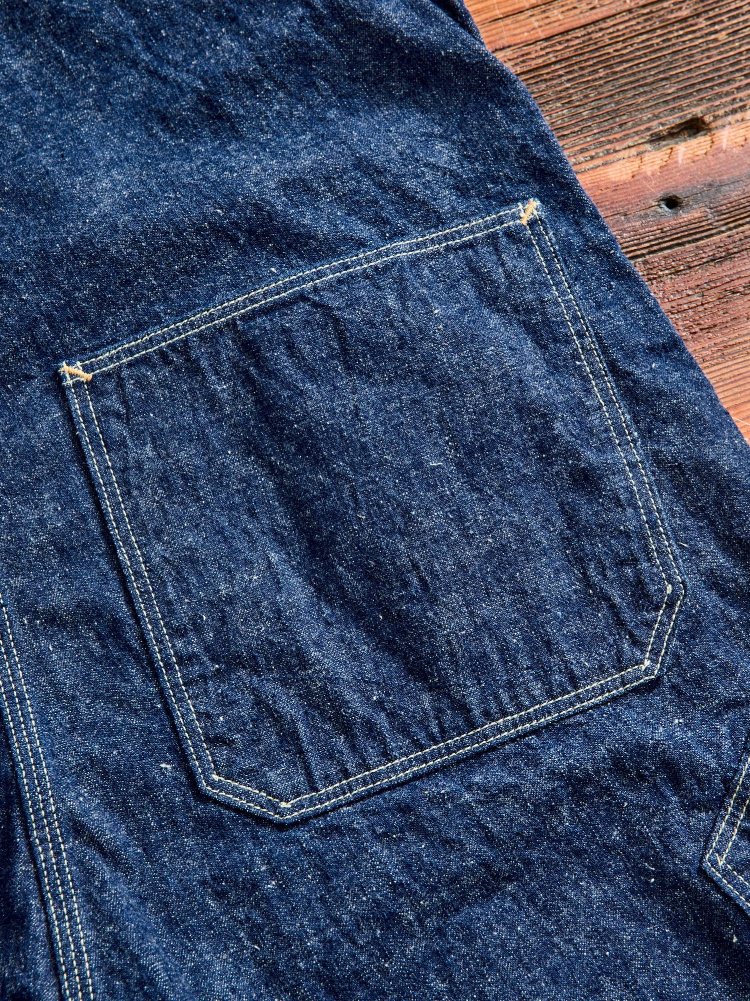 1930's Denim Overall in Indigo One Wash