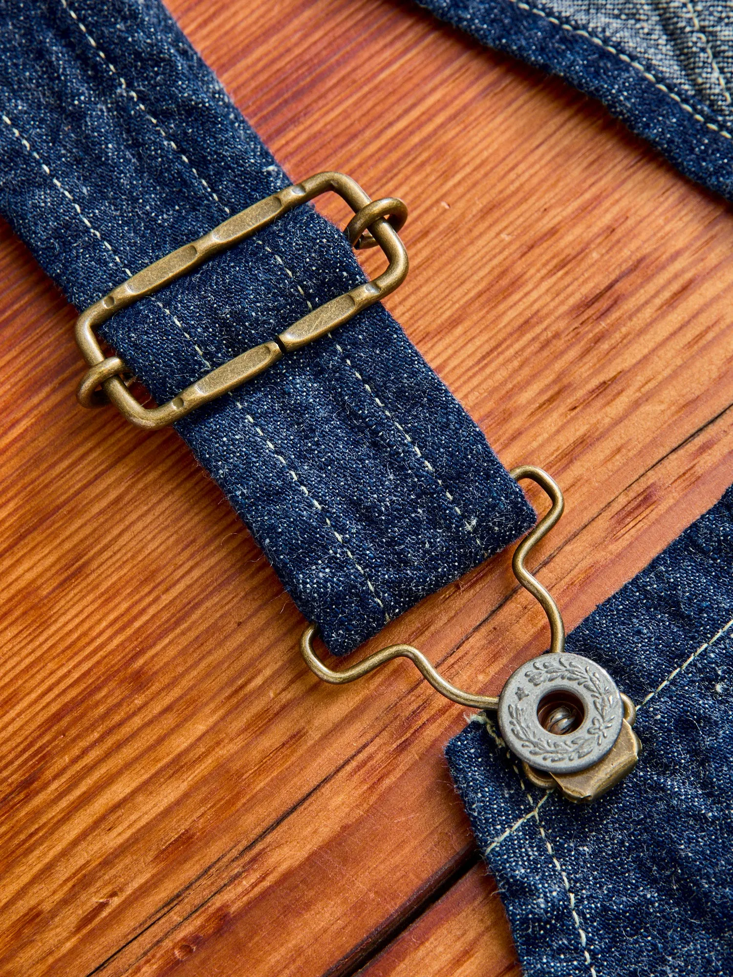 1930's Denim Overall in Indigo One Wash