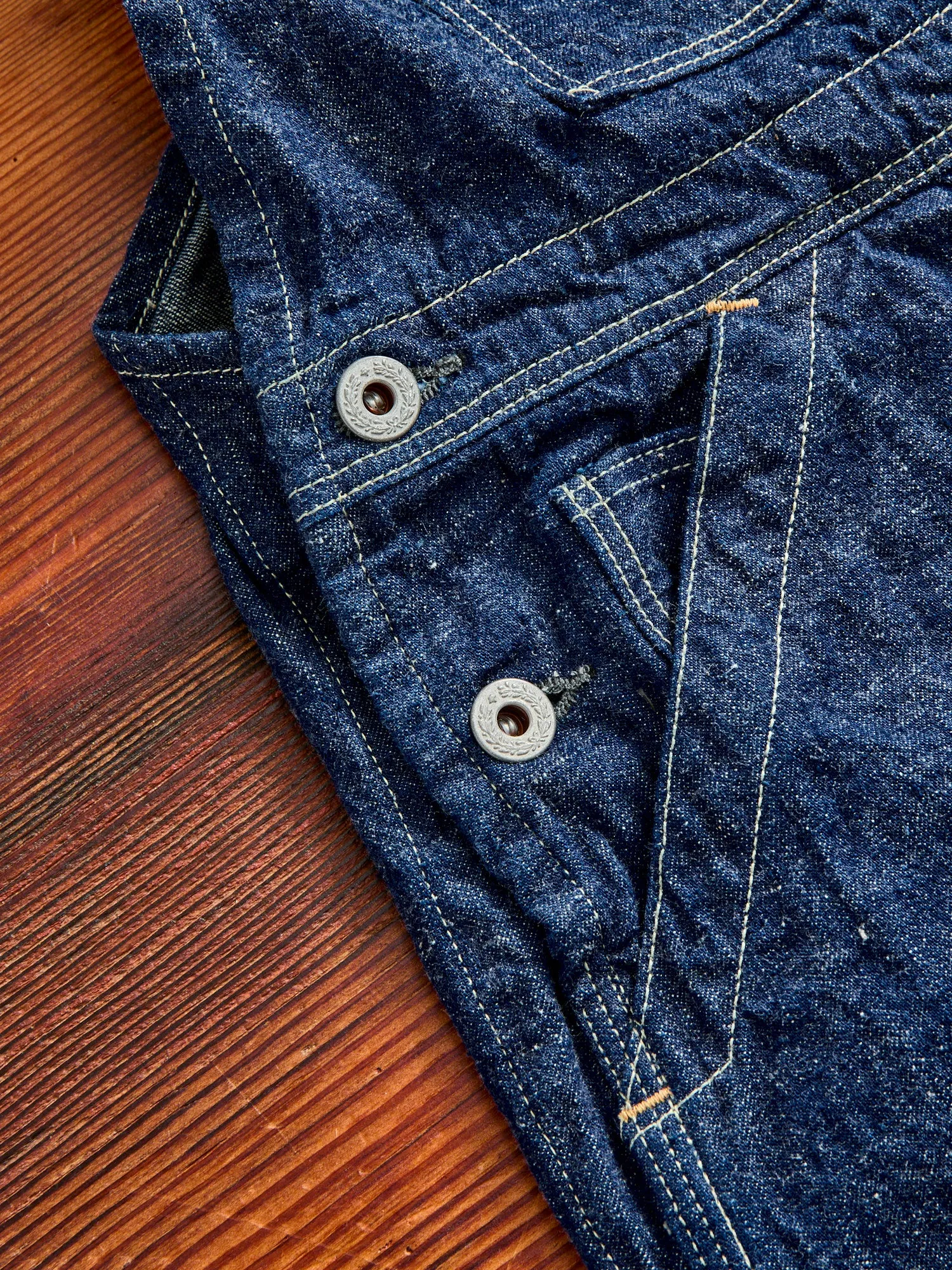 1930's Denim Overall in Indigo One Wash
