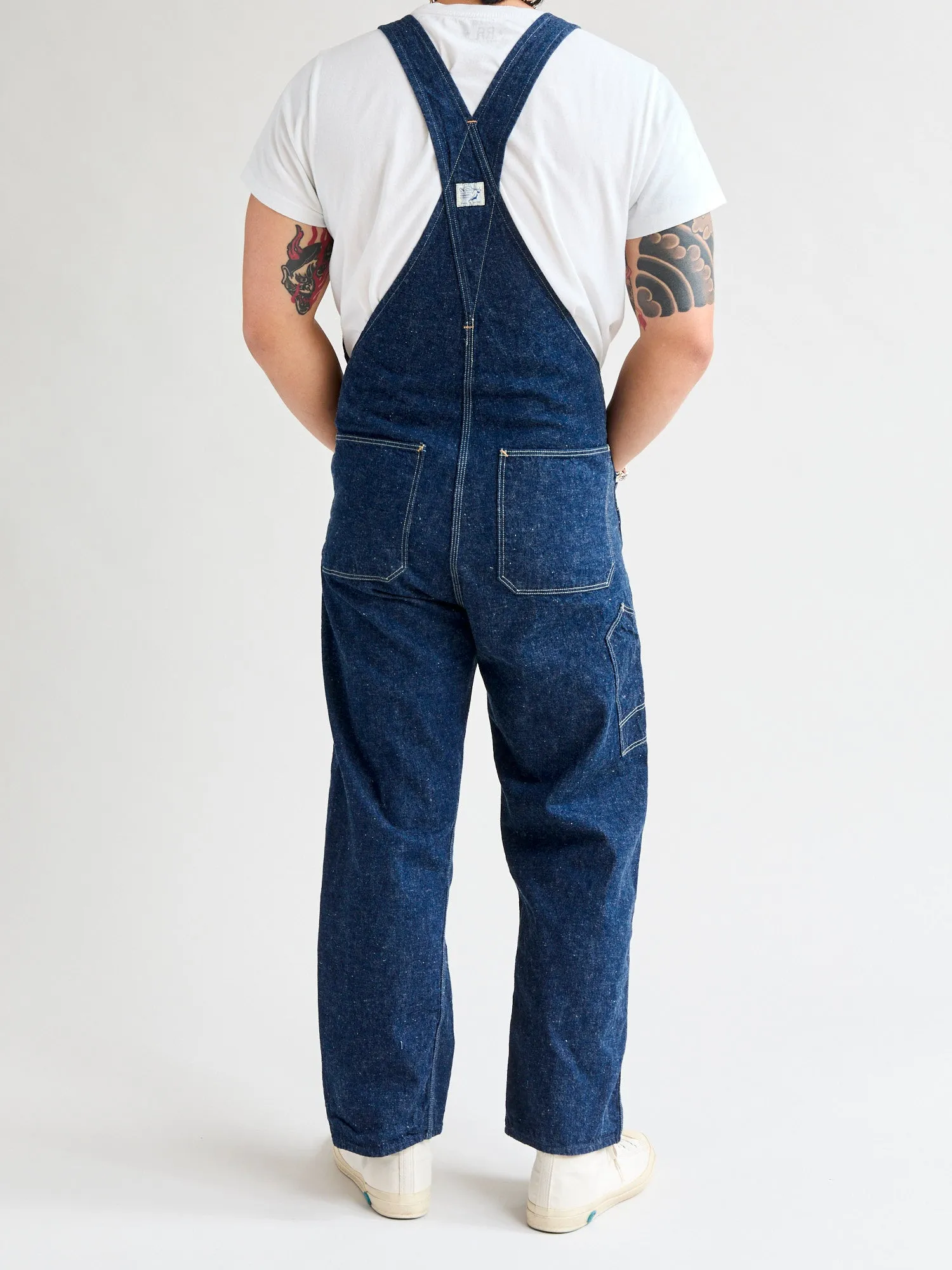 1930's Denim Overall in Indigo One Wash