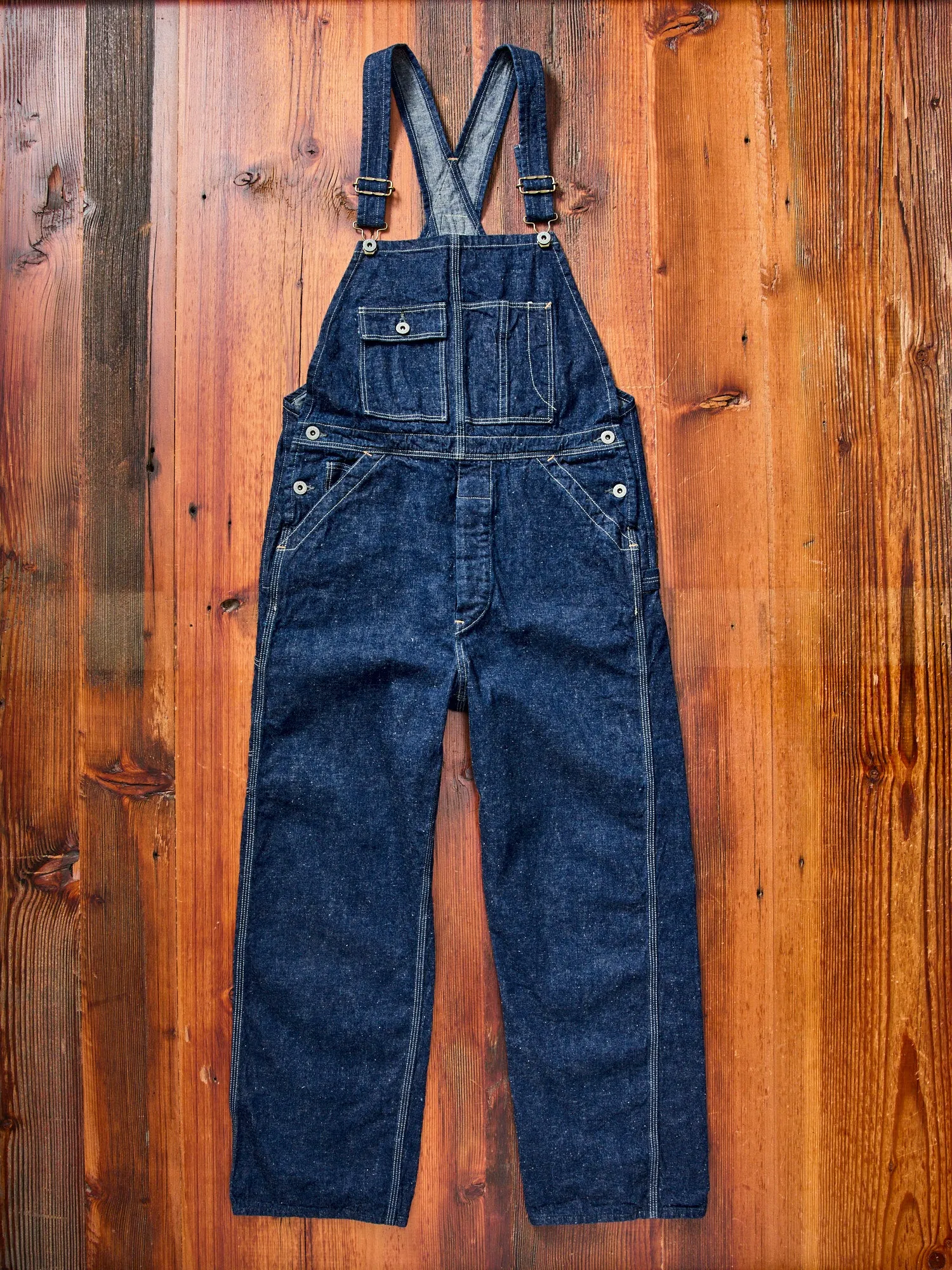 1930's Denim Overall in Indigo One Wash