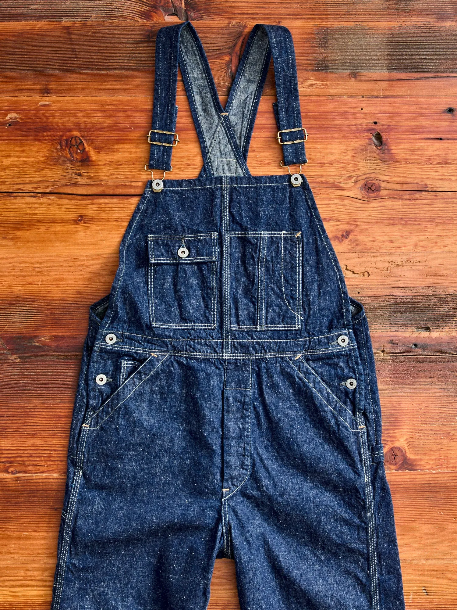 1930's Denim Overall in Indigo One Wash
