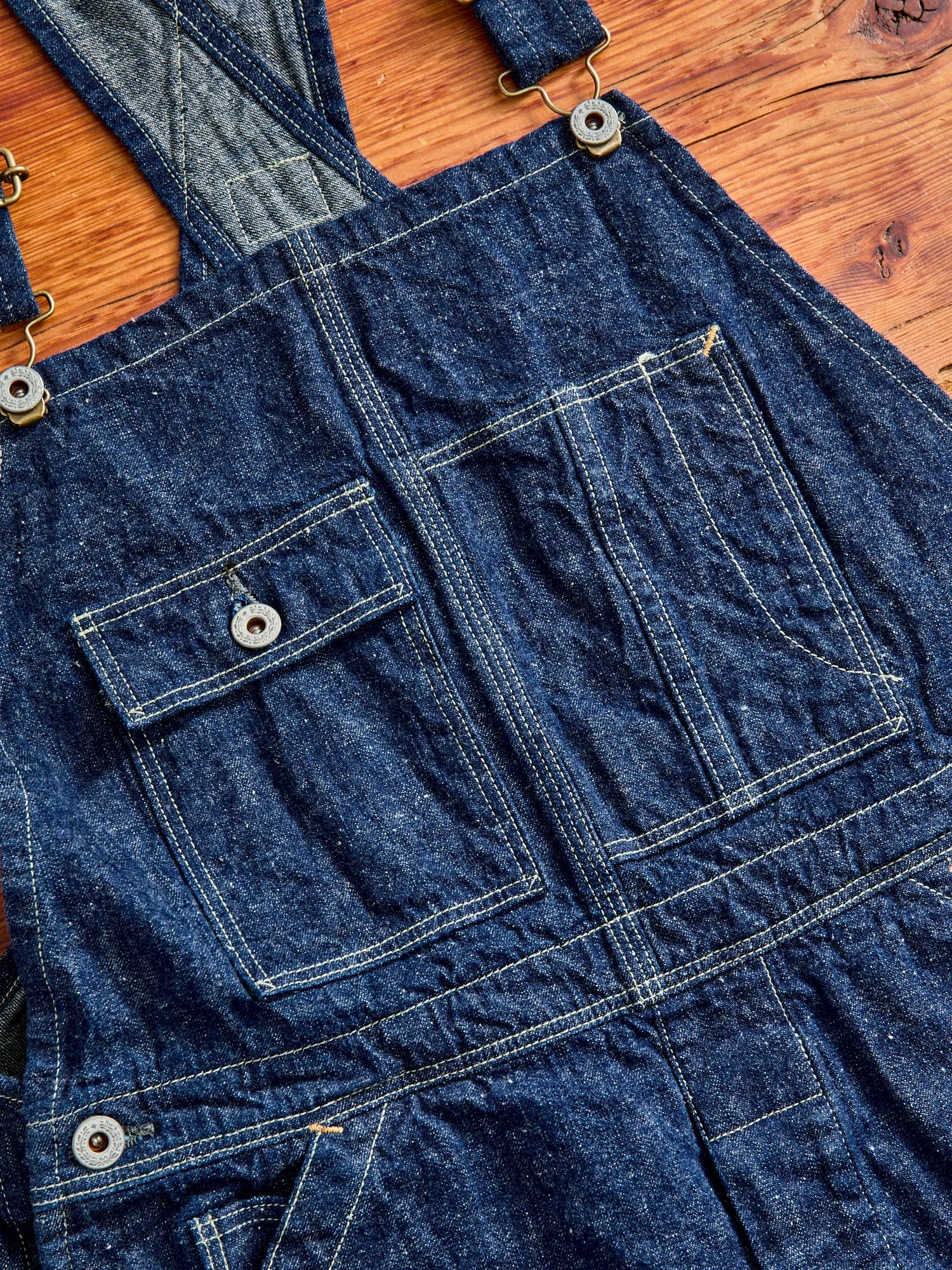 1930's Denim Overall in Indigo One Wash