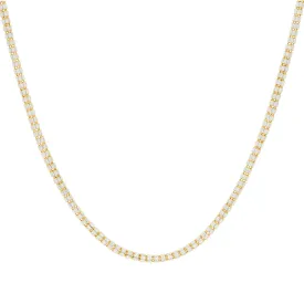 22K Multi Tone Rounded Link Chain W/ Stacked Oblong Beads, 24.3 Grams