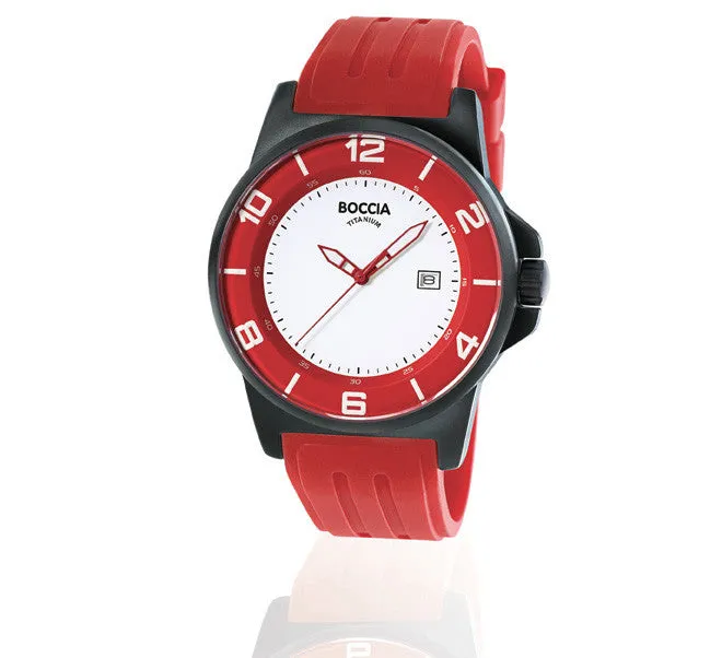 3535-55 Mens Boccia id. Titanium Watch
