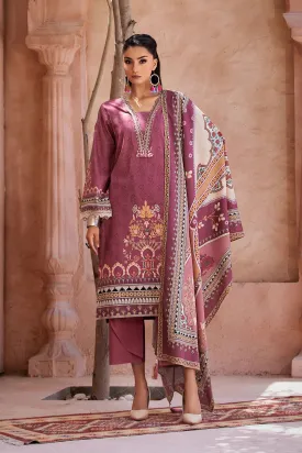 3PC Printed Unstitched Lawn Suit KLA-2686