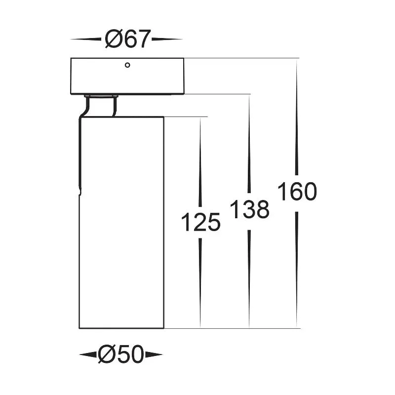 Adjustable Aluminium Mounted Spotlight | 5 Colour