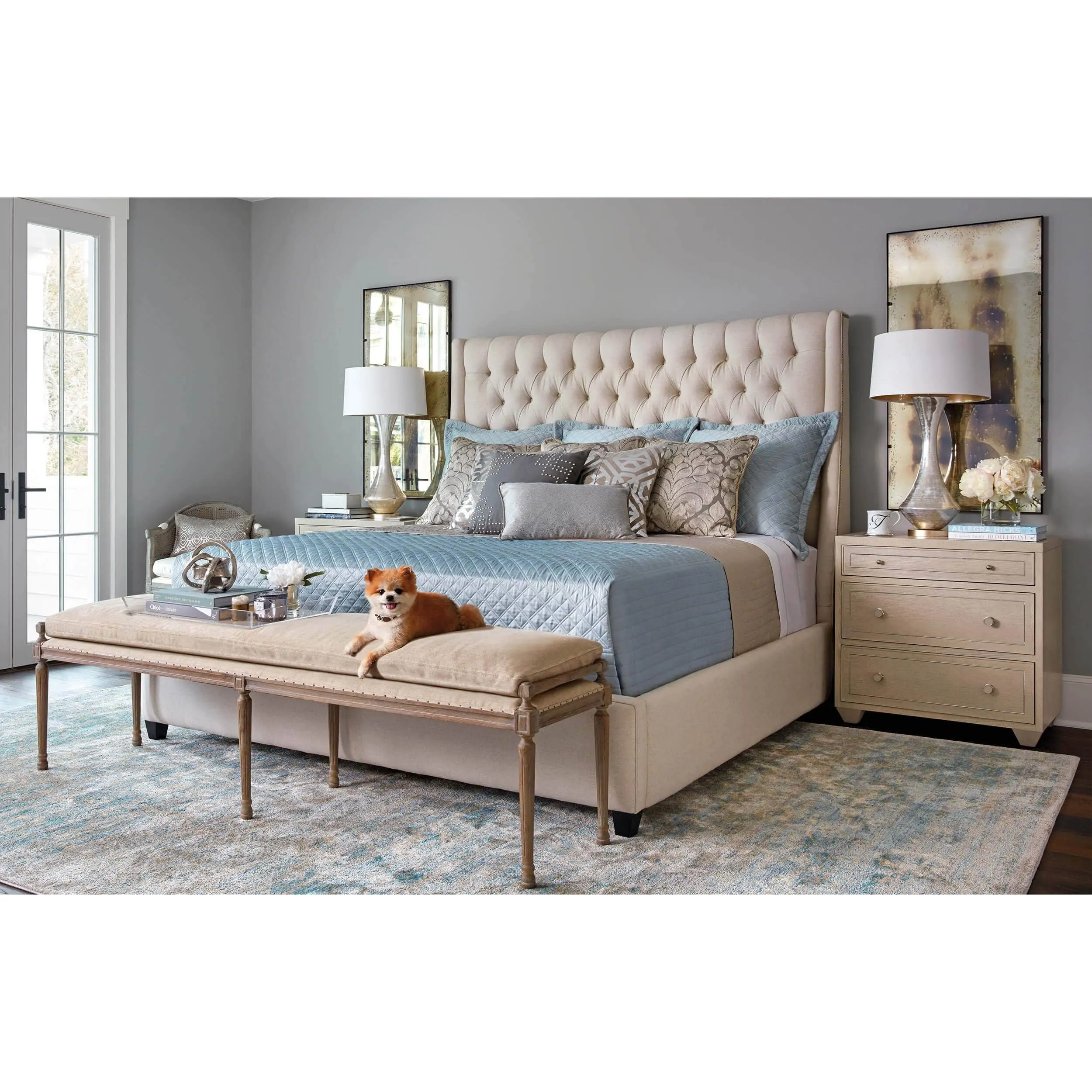 Amelia Tall Bed, Duet Natural