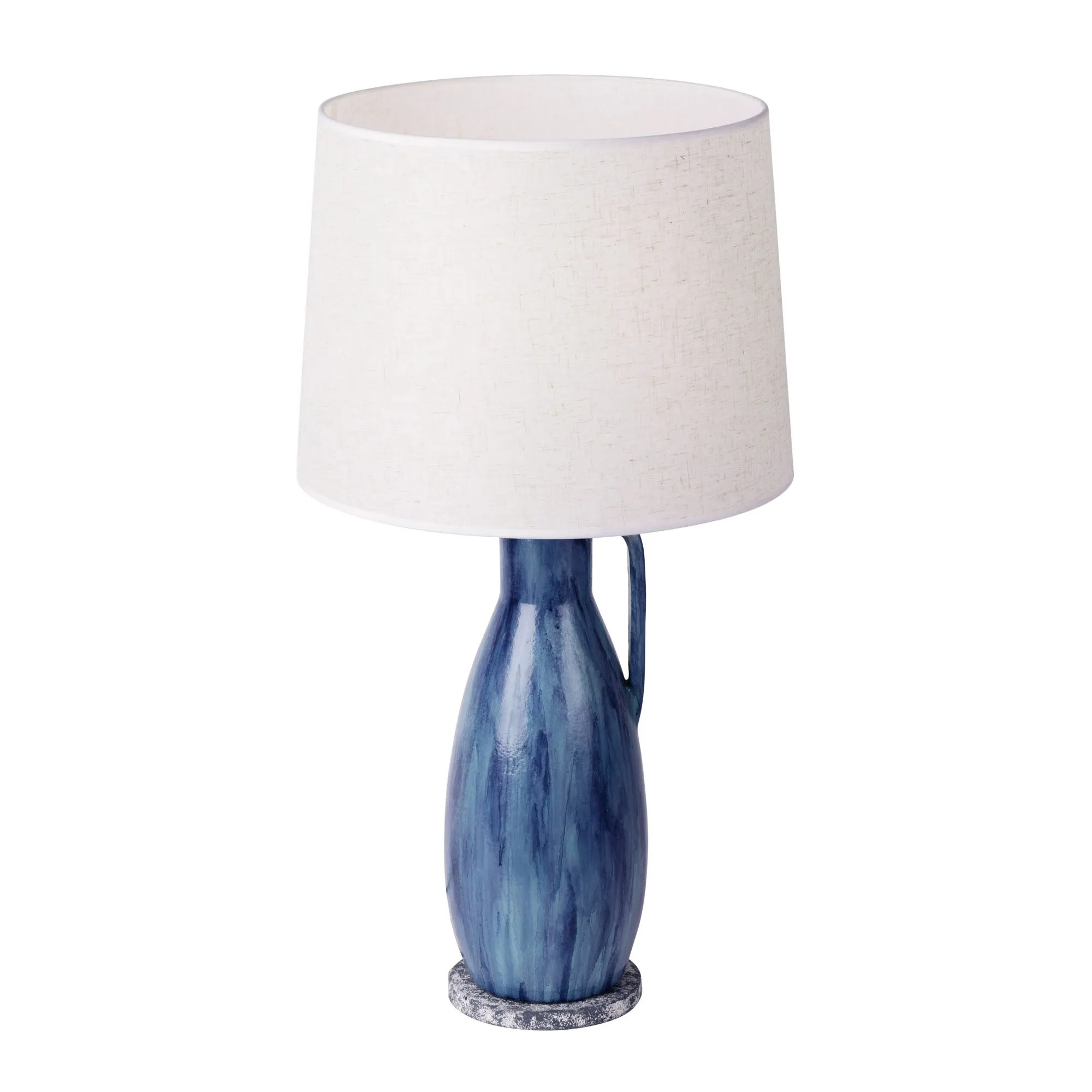 Avesta 395T01BAYLU 1-Light Table Lamp - Apothecary Gray/Blue Lustro
