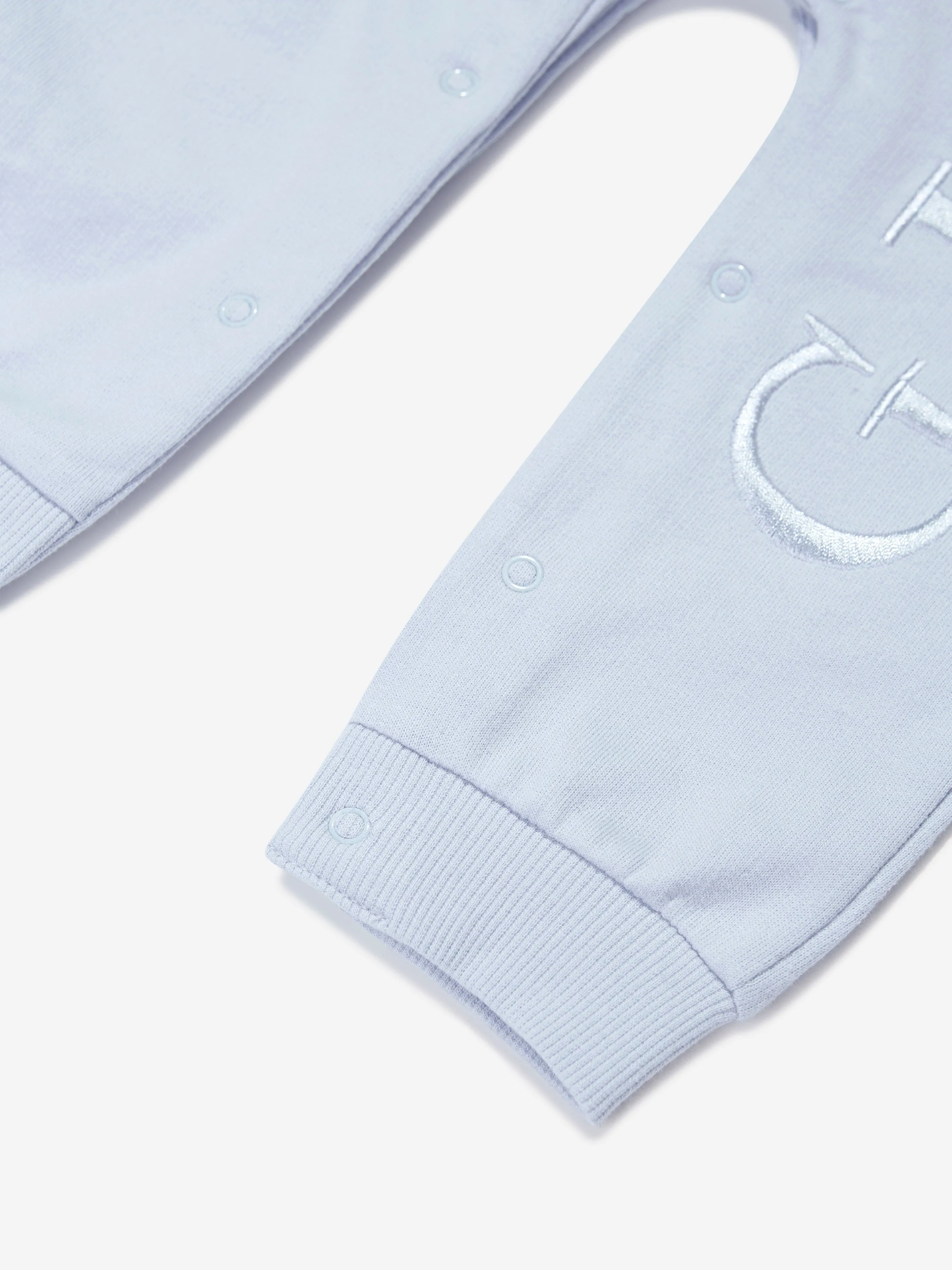 Baby Boys Bear Coverall in Blue