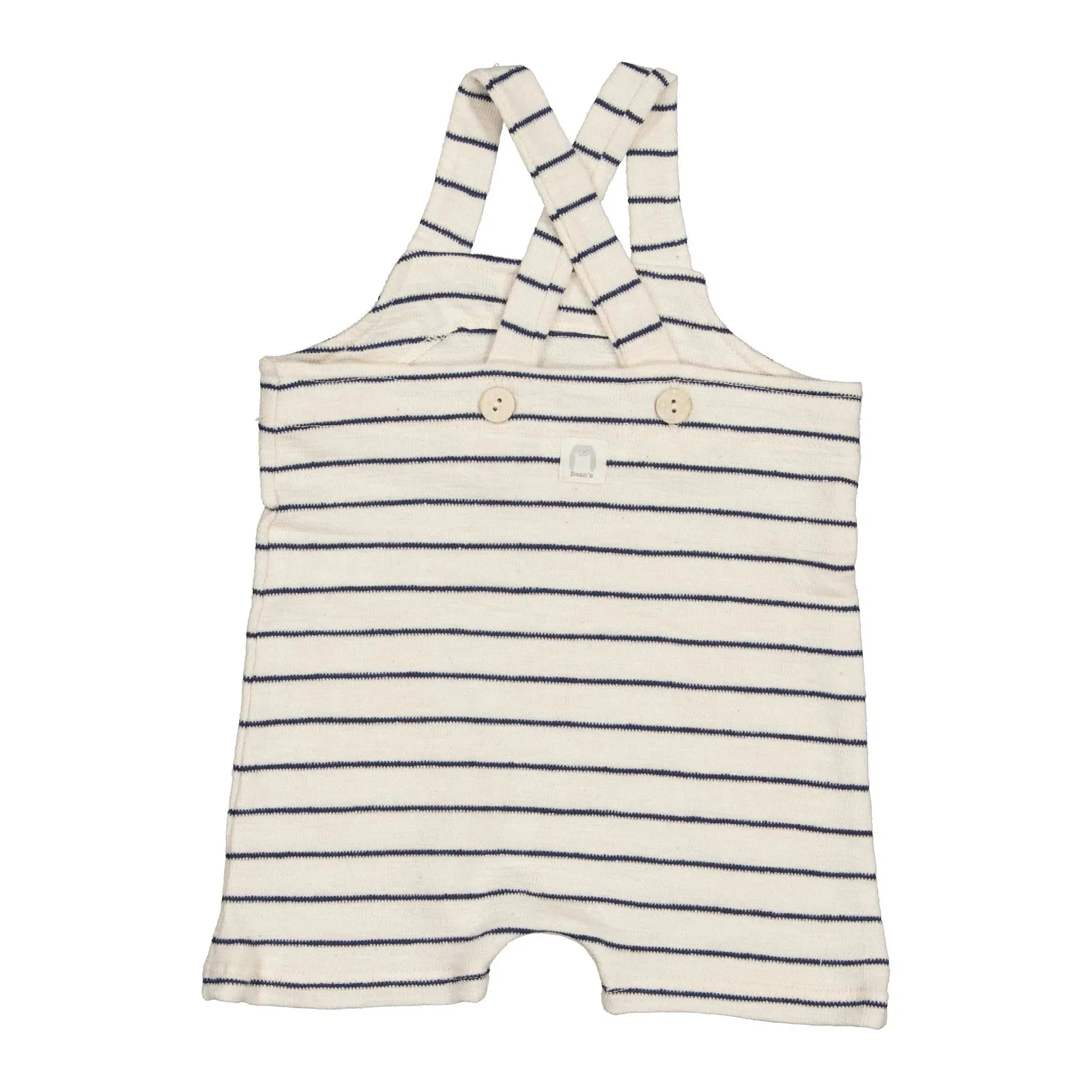 Bean's (Barcelona) - Organic Overalls - Blue Stripes