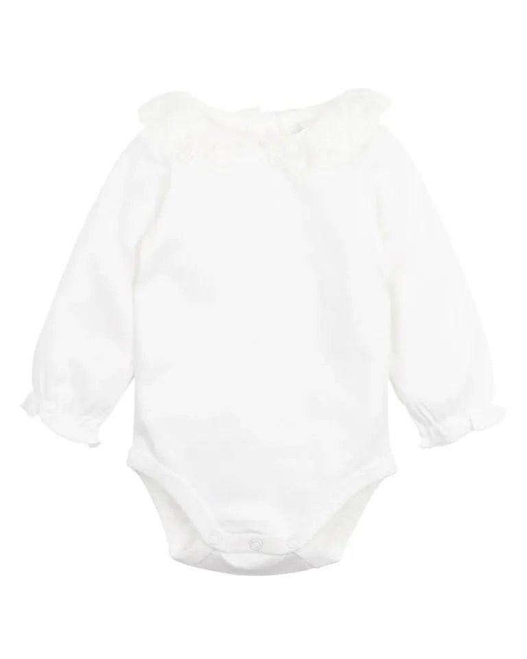 Bebe Ciara Lace Collar Bodysuit
