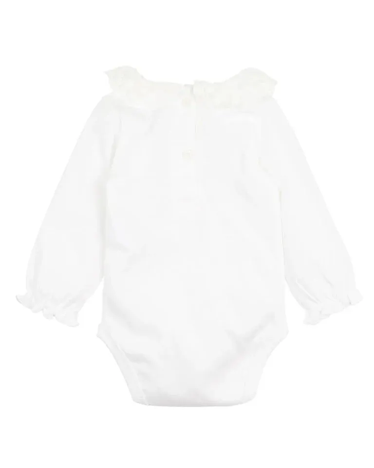 Bebe Ciara Lace Collar Bodysuit