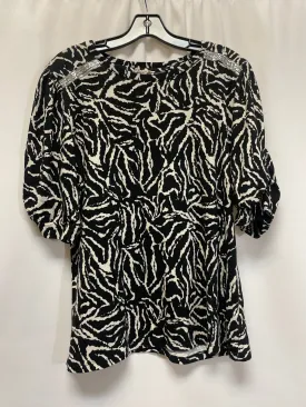 Stylish Black & Cream Adjustable Overalls - Size XL