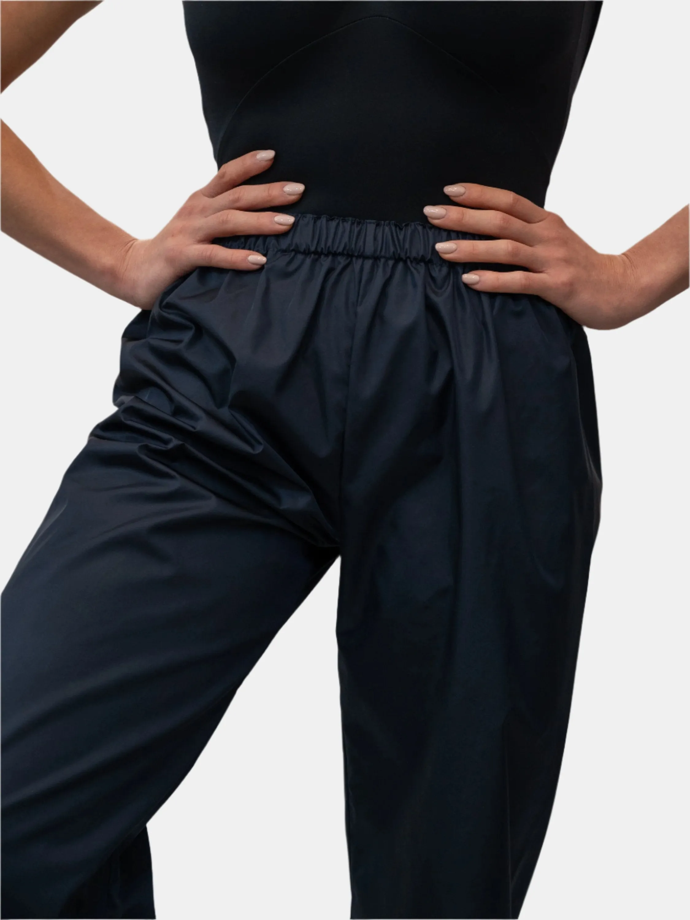 Blue Warm-Up Dance Trash Bag Pants MP5003