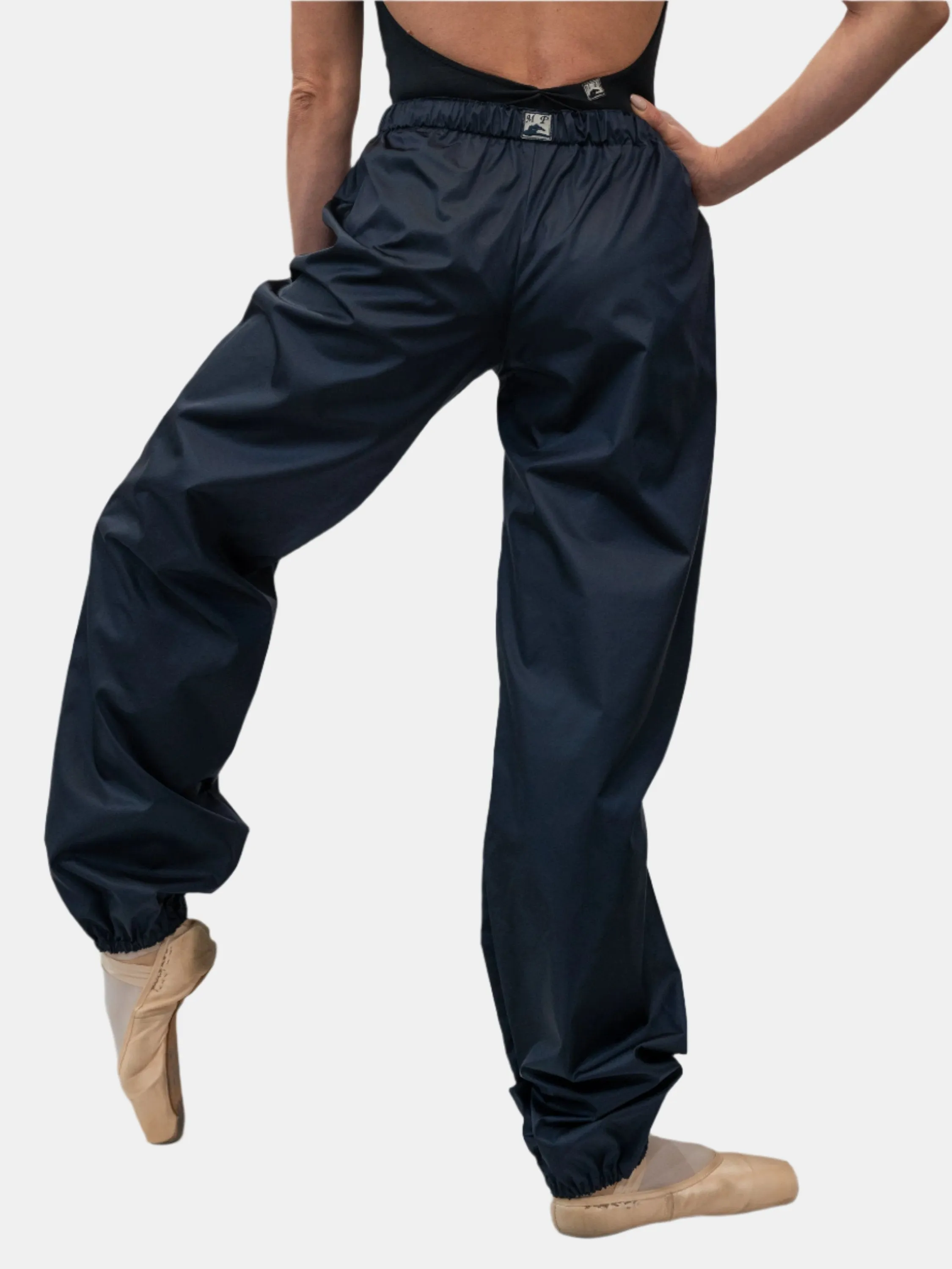 Blue Warm-Up Dance Trash Bag Pants MP5003