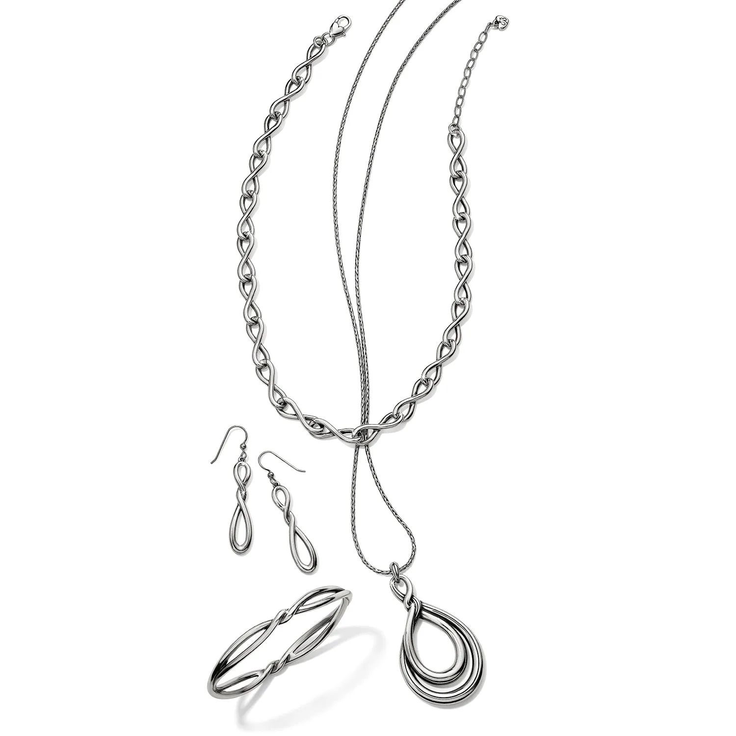 Brighton Interlok Twist Convertible Necklace