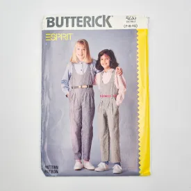Butterick 4233 | Kids' Overalls   Shirt | Size 7-10