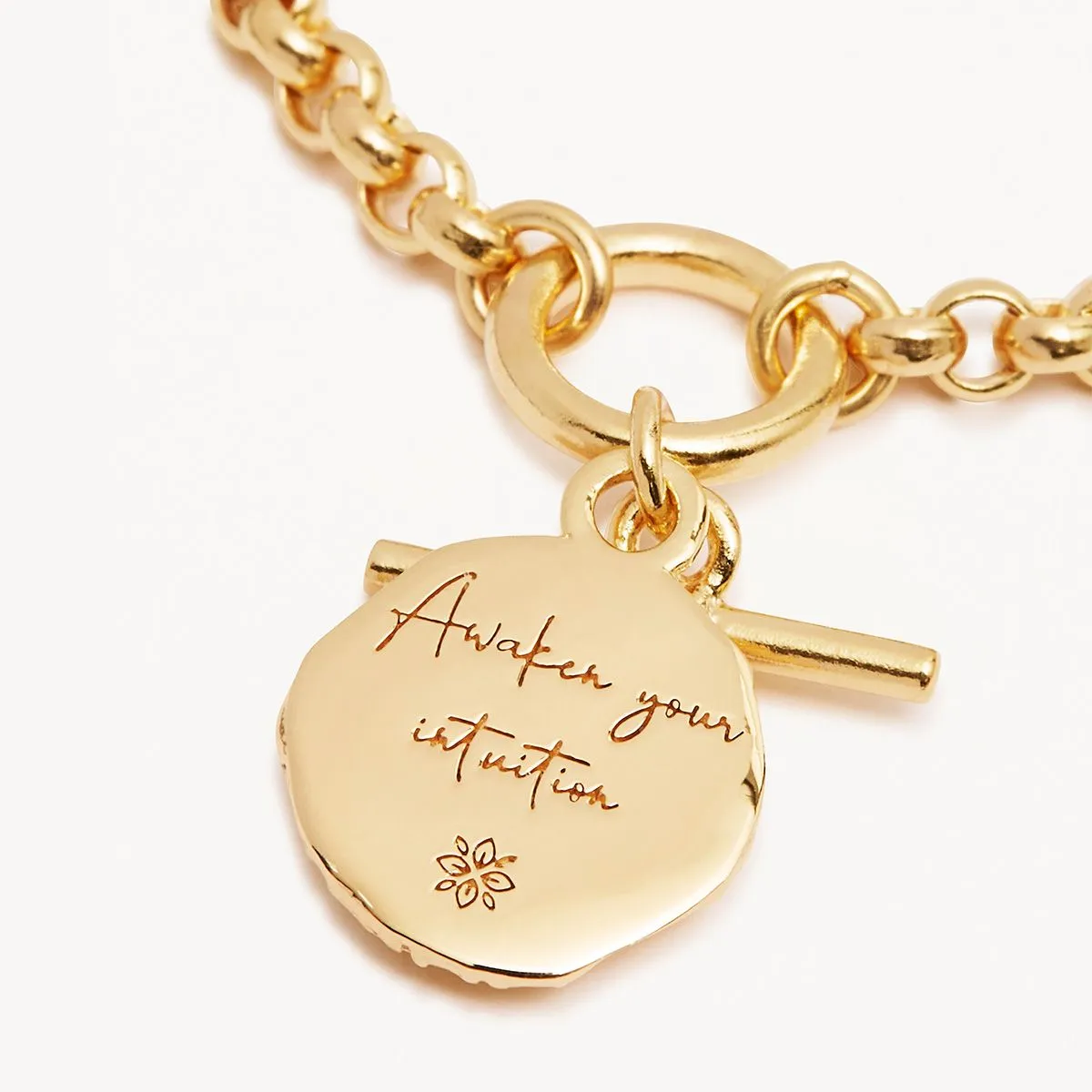 By Charlotte Awaken Fob Bracelet, Gold