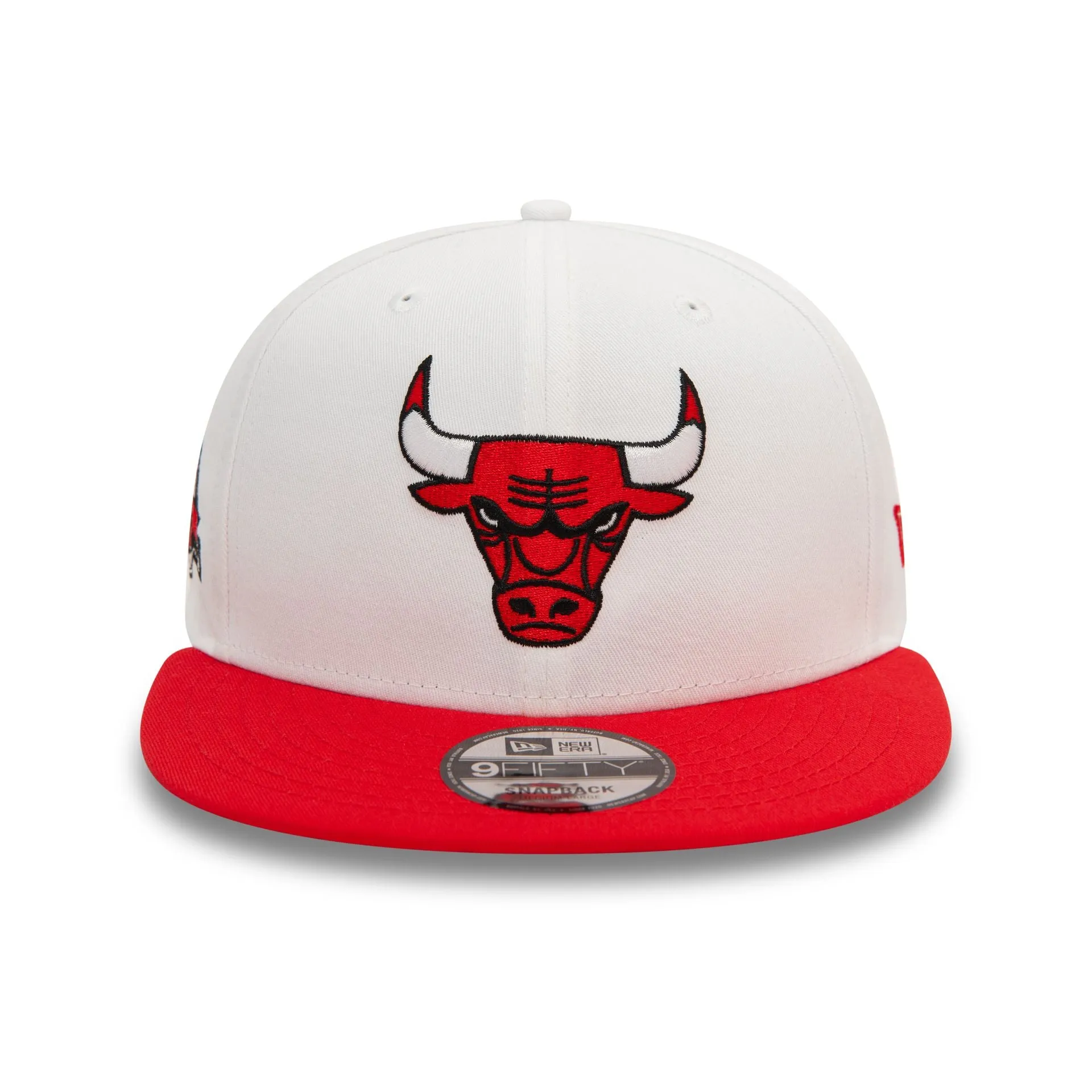 Chicago Bulls White Crown Patch Red 9FIFTY Snapback Cap