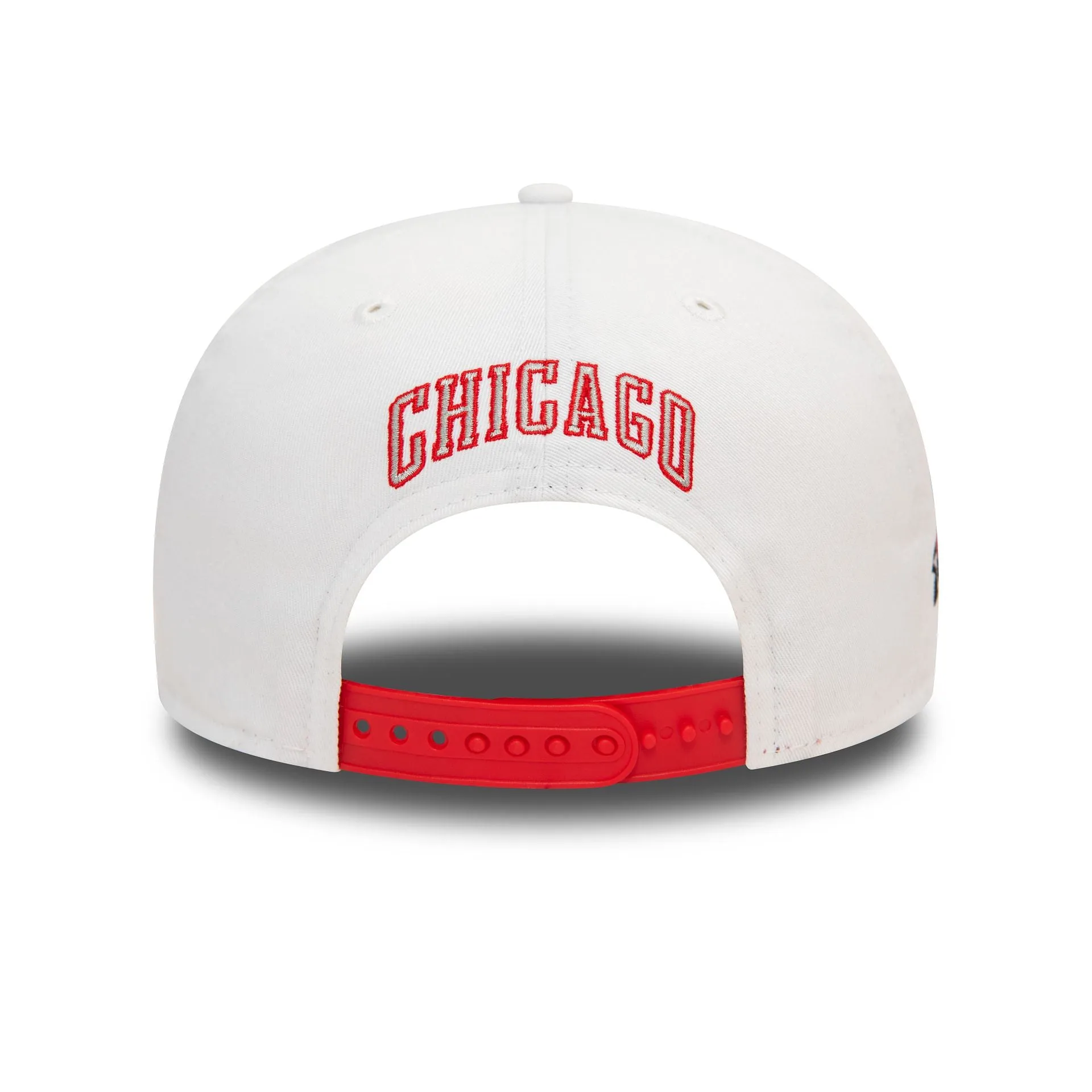 Chicago Bulls White Crown Patch Red 9FIFTY Snapback Cap