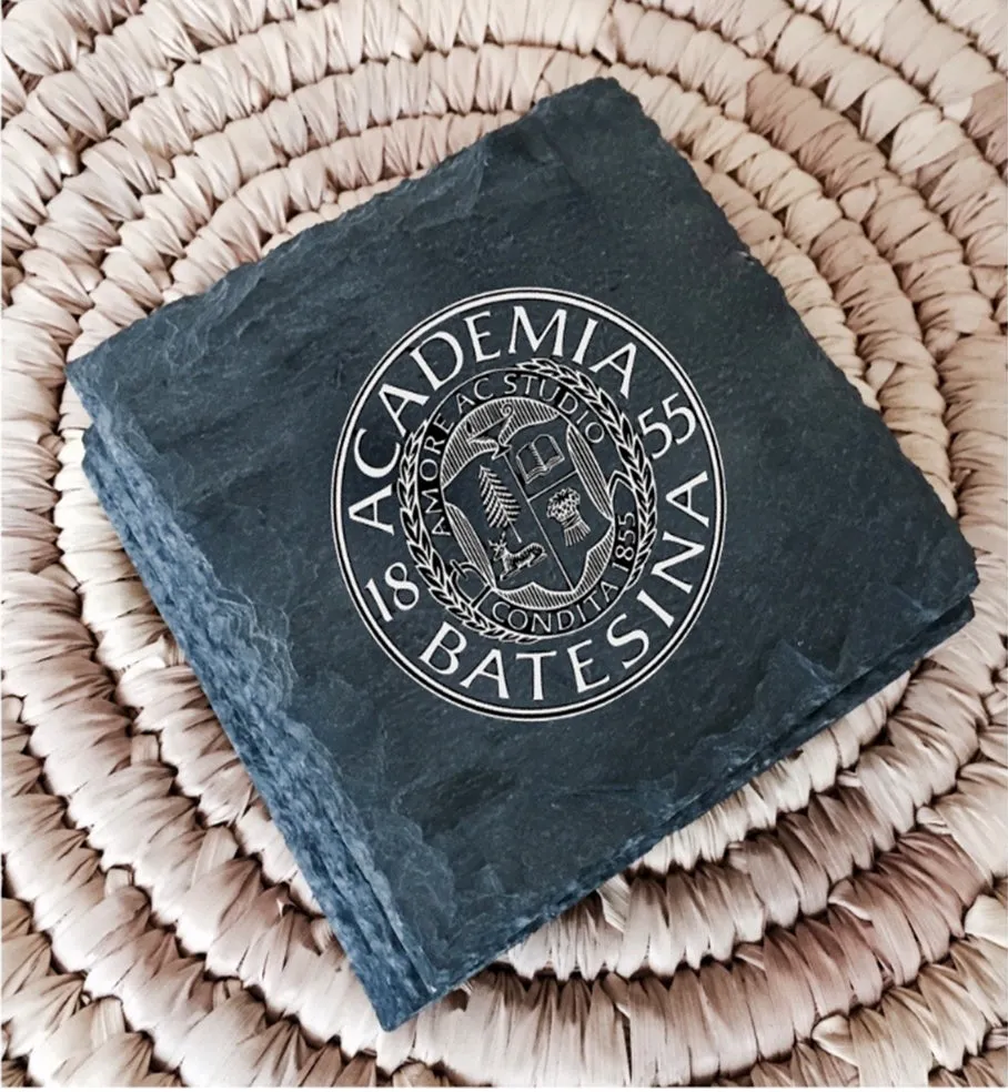 Coasters, Vermont Slate - Set of 4