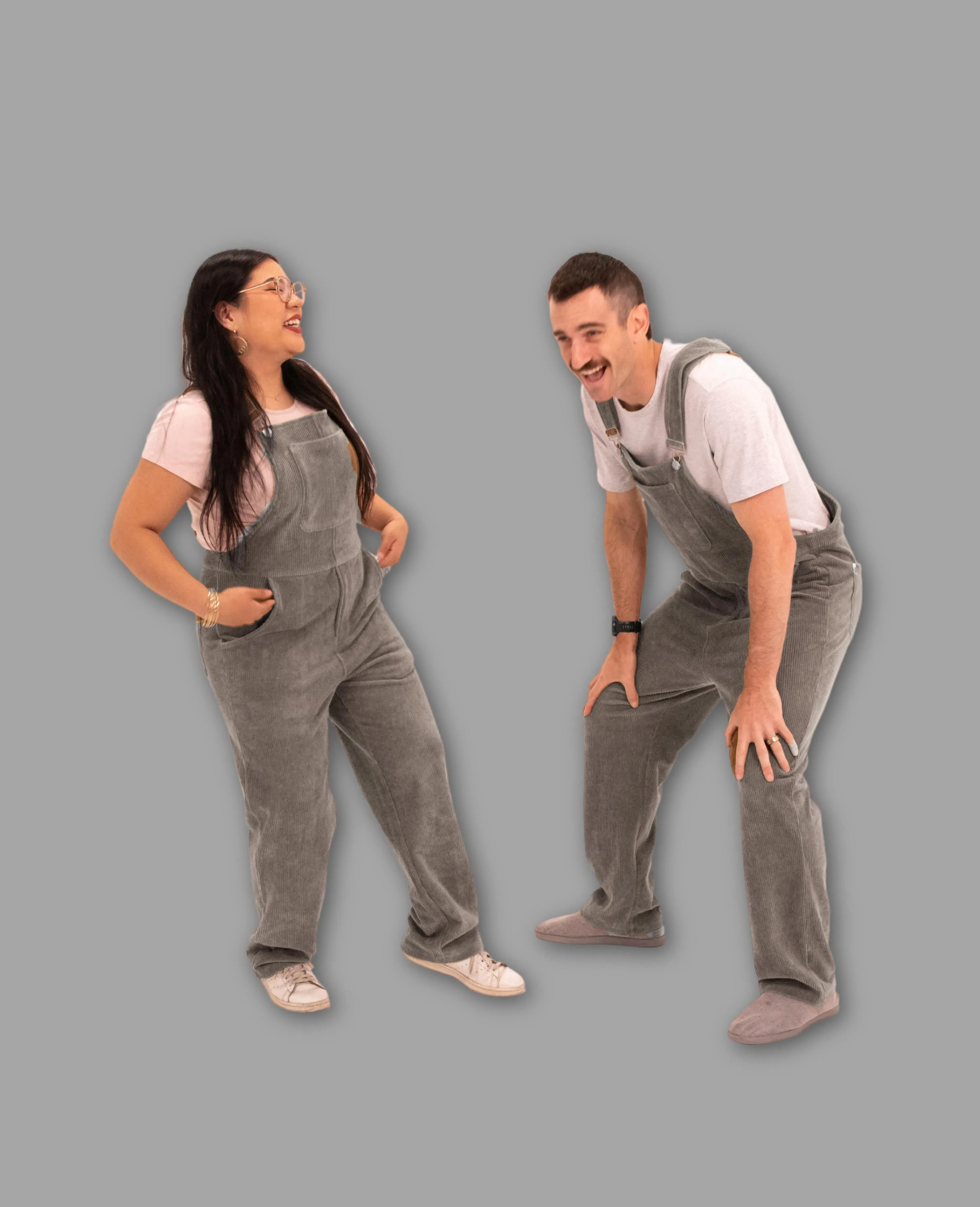 Corduroy Swoveralls - Smoke