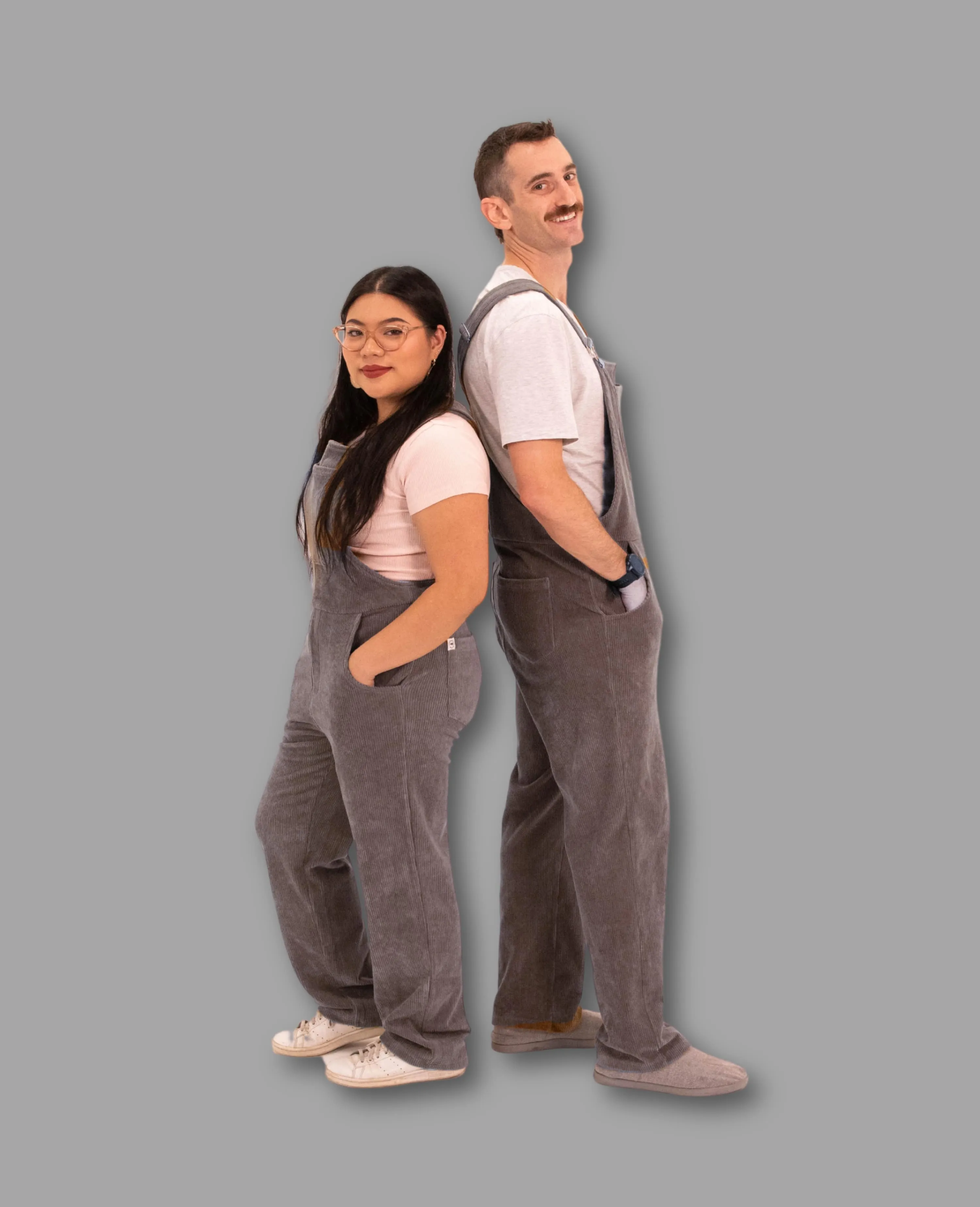 Corduroy Swoveralls - Smoke