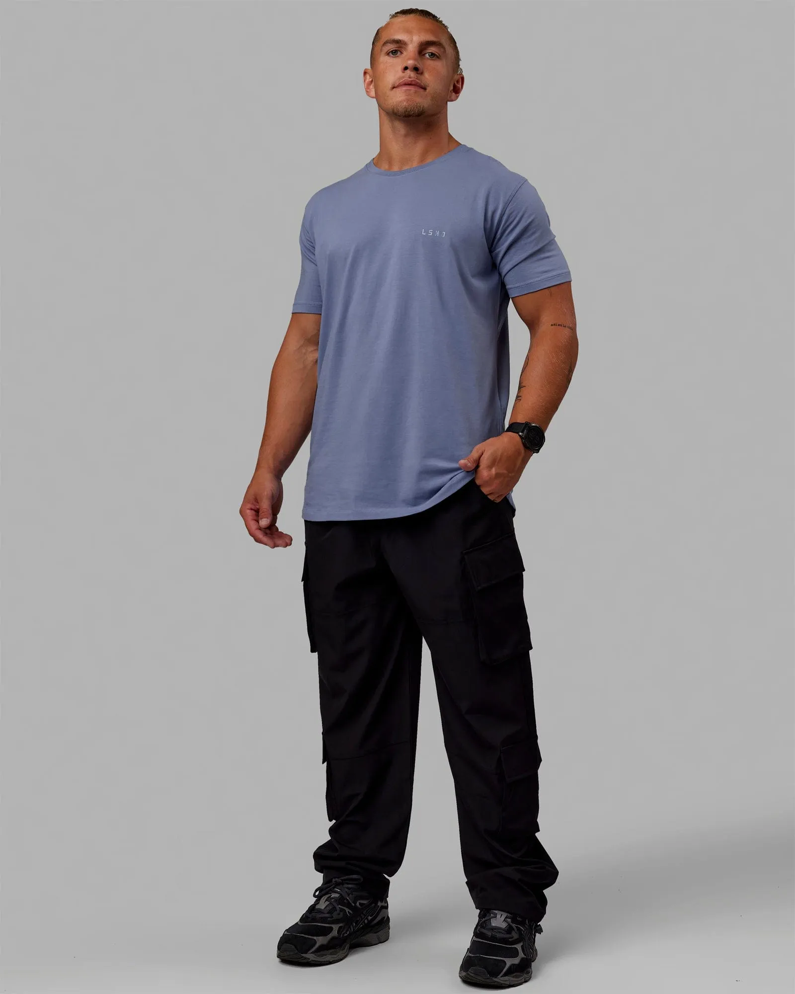 Deluxe PimaFLX Tee - Blue Ice