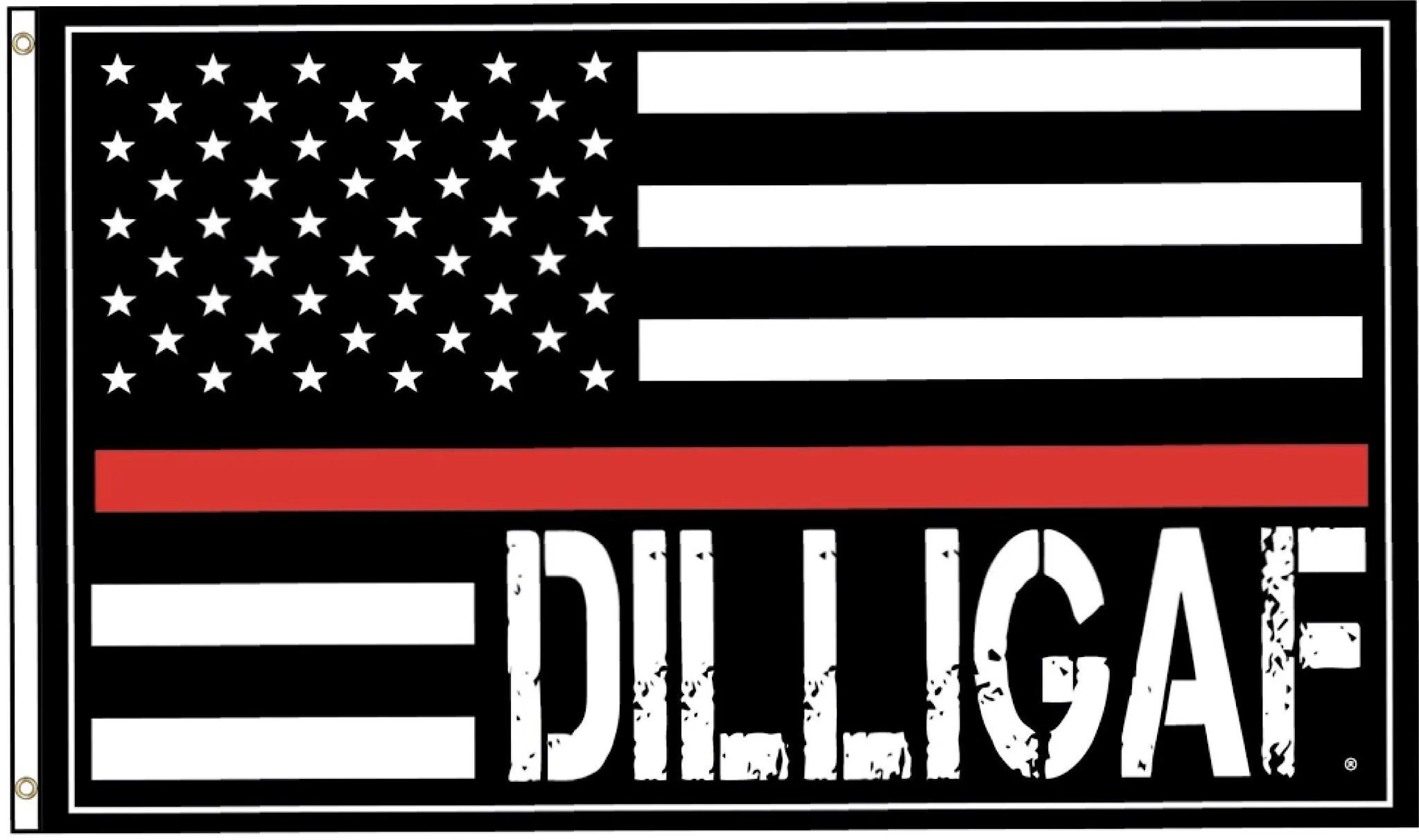 Dilligaf Red Lives Flag Matter 3x5ft