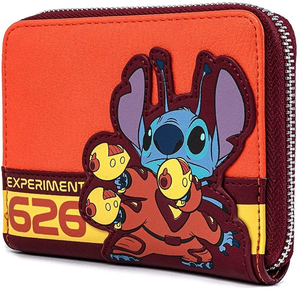 Disney Lilo & Stitch Experiment 626 Cosplay Zip-Around Wallet