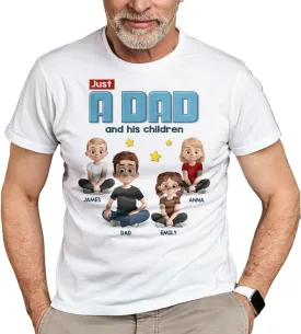 DOPTIKA Custom T-Shirts for Men, Fathers Day Shirt Gifts for Dad, Grandpa, Dad Birthday Gift, Custom Grandpa Papa Shirt