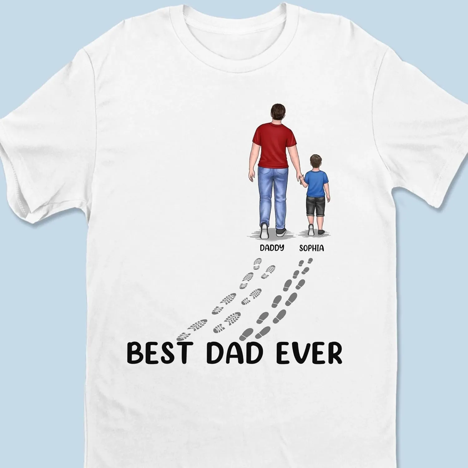 DOPTIKA Custom T-Shirts for Men, Fathers Day Shirt Gifts for Dad, Grandpa, Dad Birthday Gift, Custom Grandpa Papa Shirt