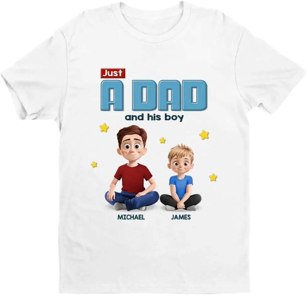 DOPTIKA Custom T-Shirts for Men, Fathers Day Shirt Gifts for Dad, Grandpa, Dad Birthday Gift, Custom Grandpa Papa Shirt