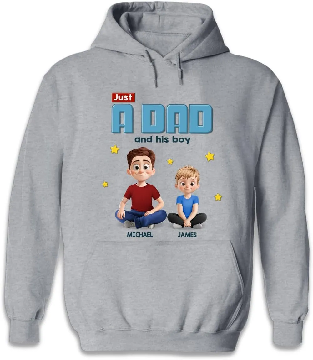 DOPTIKA Custom T-Shirts for Men, Fathers Day Shirt Gifts for Dad, Grandpa, Dad Birthday Gift, Custom Grandpa Papa Shirt