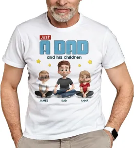 DOPTIKA Custom T-Shirts for Men, Fathers Day Shirt Gifts for Dad, Grandpa, Dad Birthday Gift, Custom Grandpa Papa Shirt