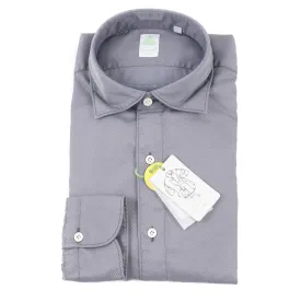 Finamore Twill Cotton Dress Shirt