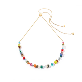GeoCUBE® Iconic Nature Chain necklace dopamine