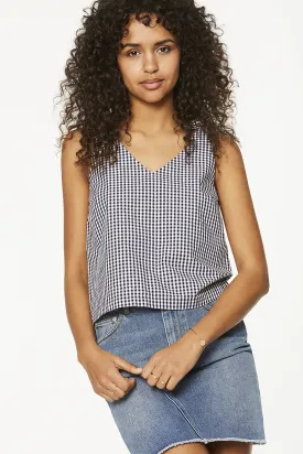 inna top vichy <br> by ARMEDANGELS
