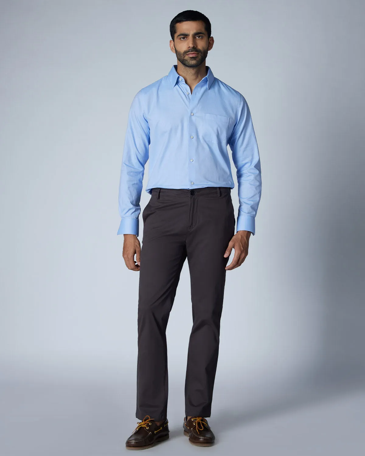 Light Blue Twill Shirt