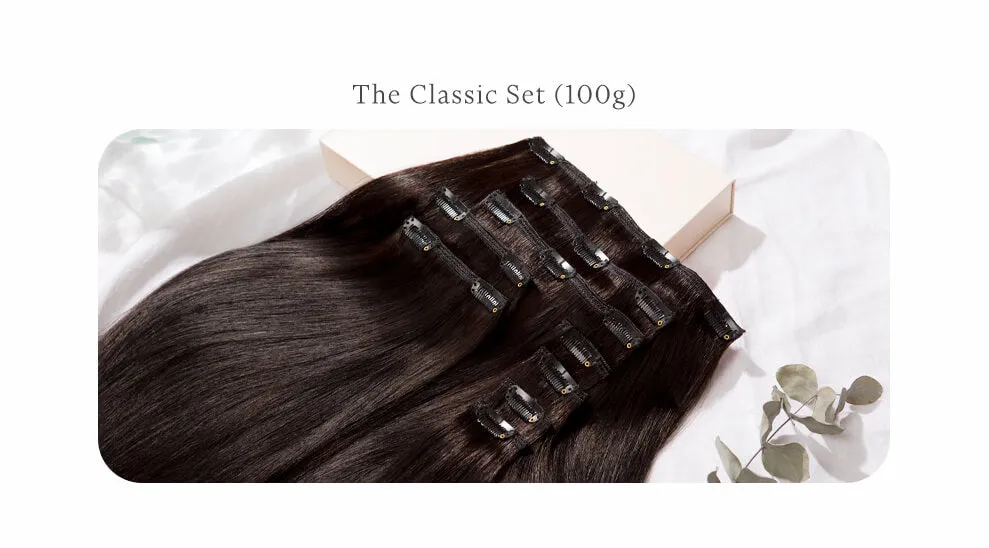 Light Sandy Blonde, 16" Classic Clip-In Hair Extensions, #24 | 100g