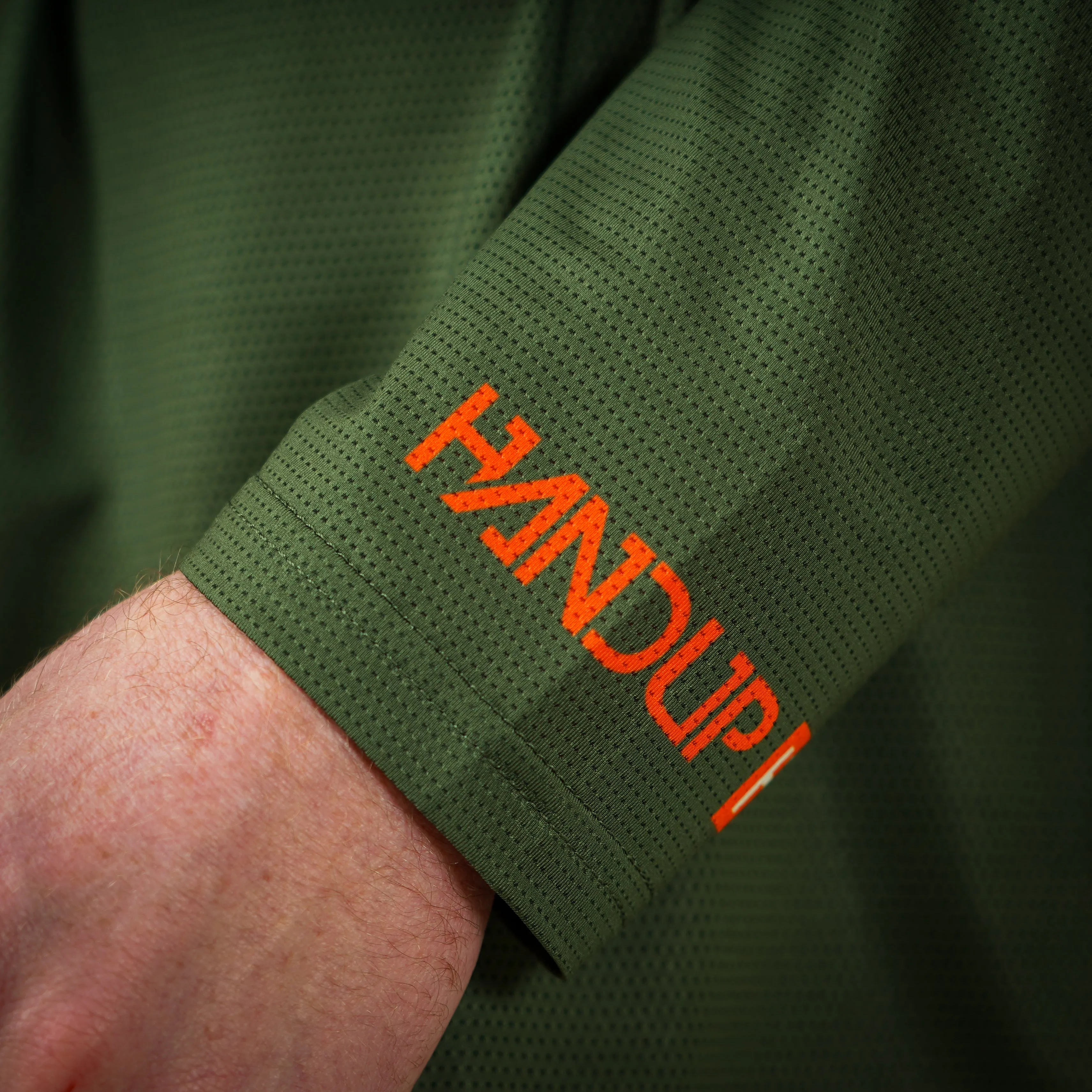 Long Sleeve Lite Jersey - Pro Race Olive/Orange