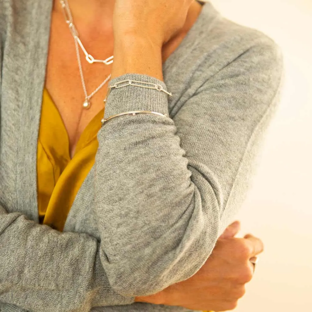 Loop Link Bracelet - Sterling Silver