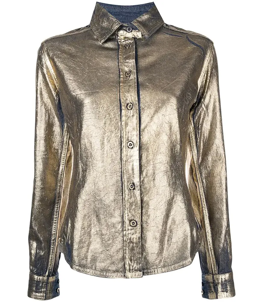 Madison Maison™ Laminated Denim Bronze Shirt