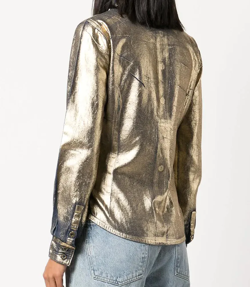 Madison Maison™ Laminated Denim Bronze Shirt
