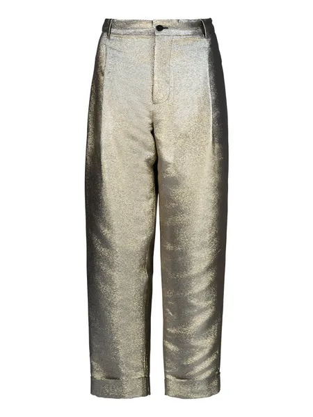 Mes Demoiselles Sandra Golden Metallic Pants