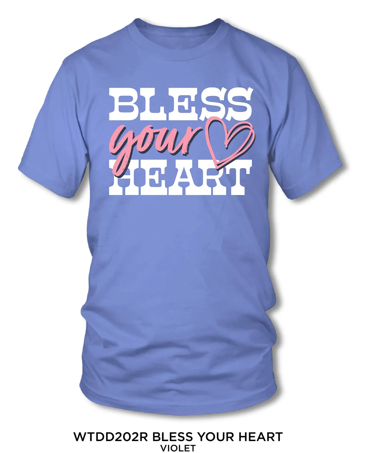 Missy Bless Your Heart Short Sleeve Screen Tee