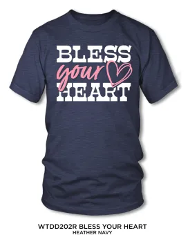 Missy Bless Your Heart Short Sleeve Screen Tee