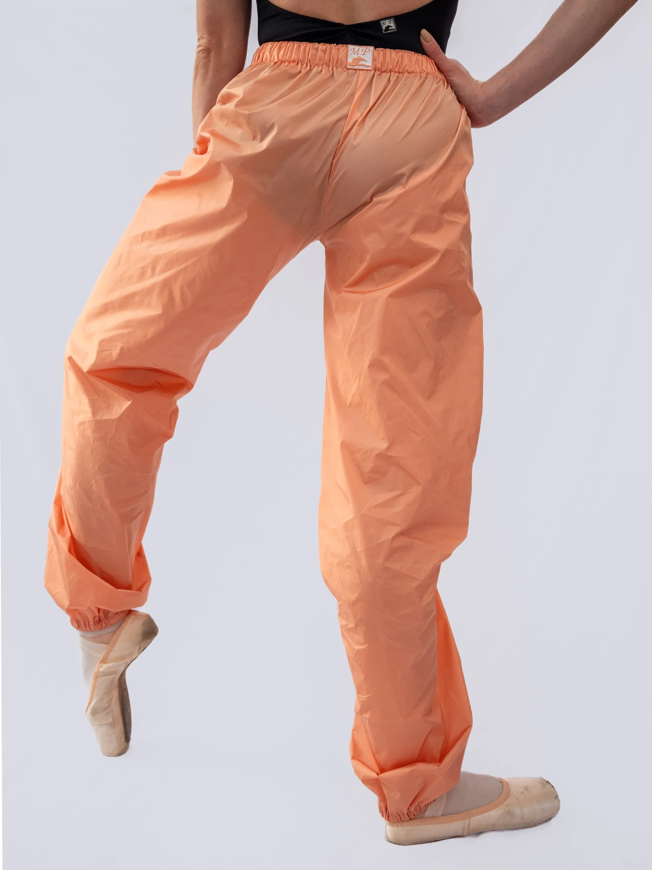 Peach Warm-Up Dance Trash Bag Pants MP5003